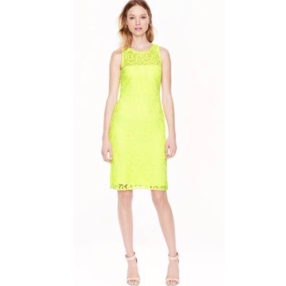 J. Crew Lace Sleeveless Sheath Cocktail Dress NWT